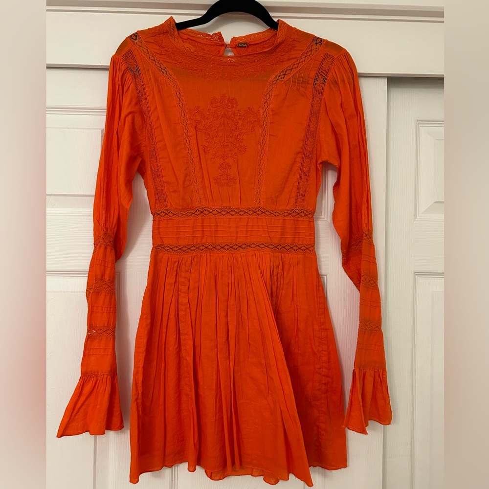 Free People Orange Dress size XS